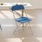 Emma and Oliver Set of 6 Stackable Folding Plastic Chairs - 650 LB Weight Capacity